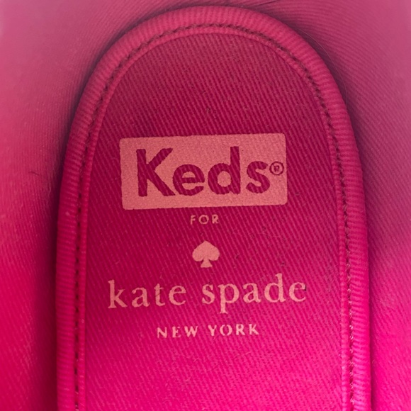 Kate Spade Orange and White Keds Ladies Size 7.5 - Picture 5 of 5